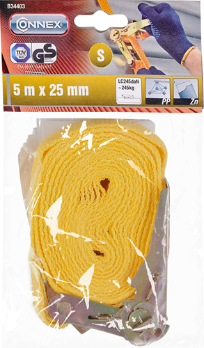 Connex-Spanngurt 5,0 m mit Hebezeug 1 DR 245 kg – B34403