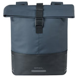 Basil Doppelte Fahrradtasche Cove 28-32l 14 x 29 x 36 cm - Blau Schwarz