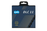 KMC Bicycle Chain DLC 11 118 SCHAKELS - ZWART, DURABILITÉ DIAMOND, 243G