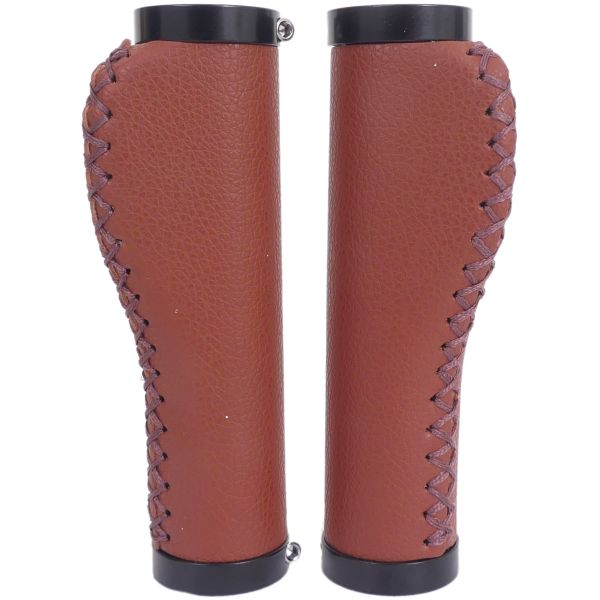 Kantengriff Set Leder inclykling - Kamelbraun- 135 135 mm (Workshop -Verpackung)