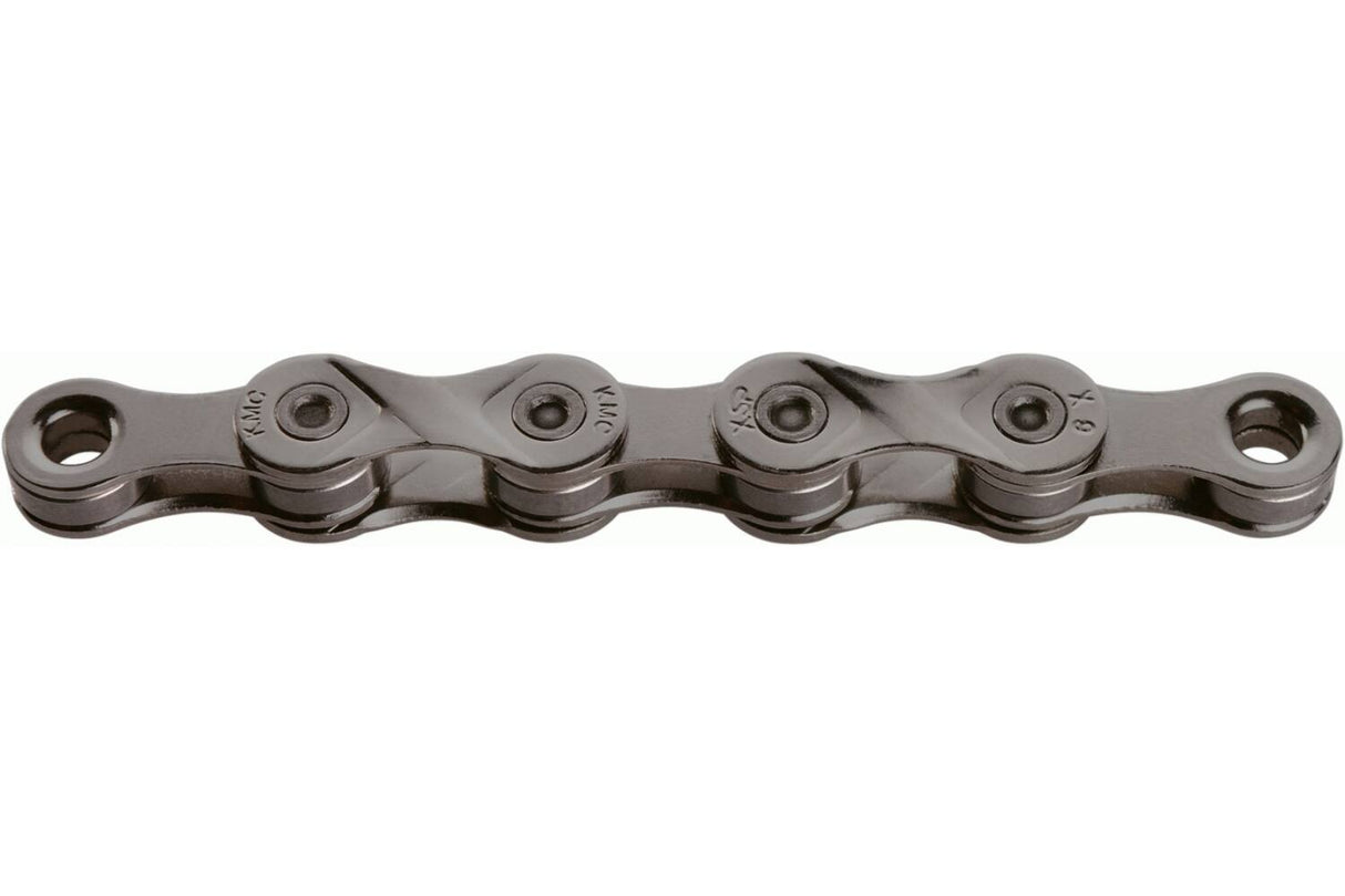 KMC X9 Grey Bicycle Chain, 114 link, 9 velocità, grigio