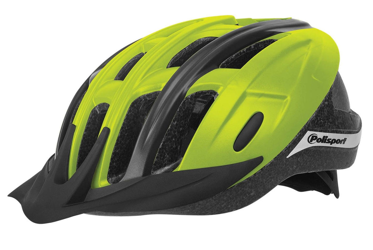 Polisport Ride in Bicycle Helmet L 58-62 cm Fltuud Giallo nero