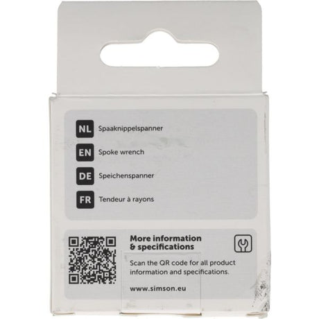 Rema tip top nederland b.v. spaakspanner simson universeel - 8 nippeldiktes (maat 10 t m 15)