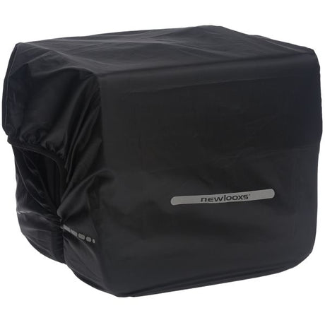 Neue Looxs Regenabdeckung Dubbel - Schwarzer wasserdichte Polyester -Fahrradbeutel - Reflexion - 40x97 cm