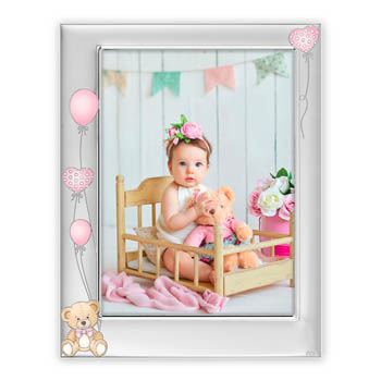 ZEP Baby Fotorahmen B17346p Ivan Pink 10x15 cm