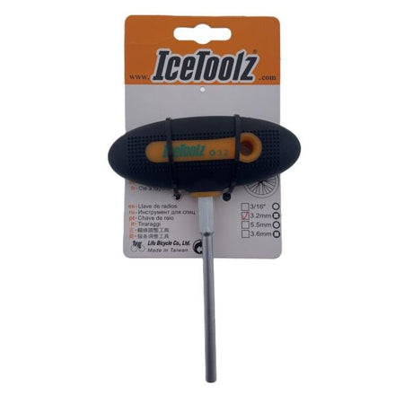 Icetoolz spaaknippelsleutel 12b8 - 3,2 mm met t-handvat