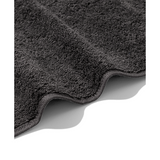 Badhanddoek donkergrijs 50x100cm 2 stuks