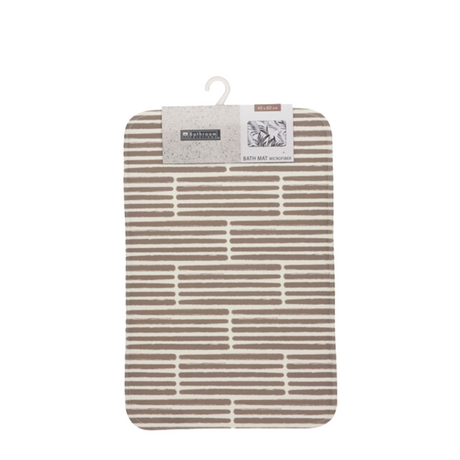 Badematte Mikrofaser Ziegelstein 60x40cm