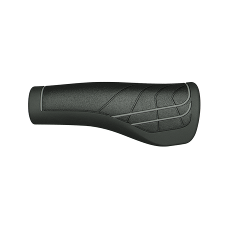 Herrmans Linie DD36 - Ergonomisch einstellbarer Fahrradgriff schwarz grau 124 90 mm