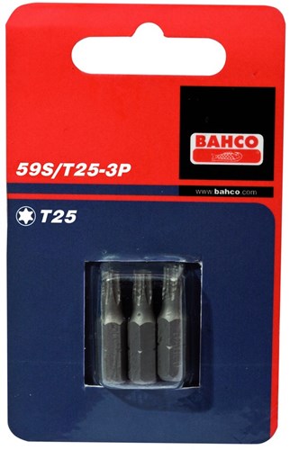 Bahco 3xbits t8 25mm 1 4 Standard | 59s t8-3p