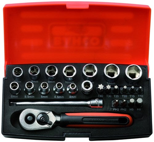 Bahco Steckschlüsselsatz 1 4 Zoll 25-teilig | sl25