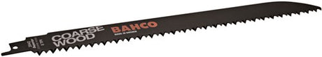 Bahco reciprozaagblad | hcs | voor grof hout | 5 tpi | 300 mm - 2-delig - 3942-300-5-hsl-2p