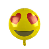 Ballon folie emoji heart eyes ø46cm