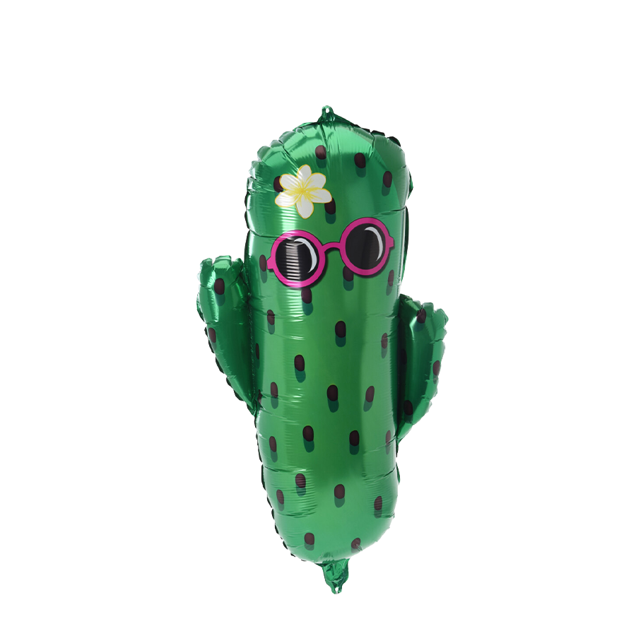Ballon folie summer cactus 66x30cm