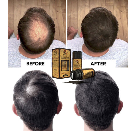 Barbertime haaraufbauende Keratinfaser schwarz 21gr.