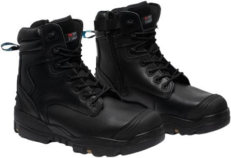 Bata werkschoen longreach zip xw s3 + kn black | zwart (xw) | maat 41 - 00.017.099.41
