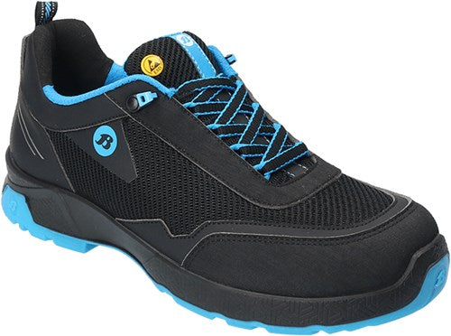 Bata werkschoen summ two laag s3 | zwart blauw | maat 40 - 00.017.140.40