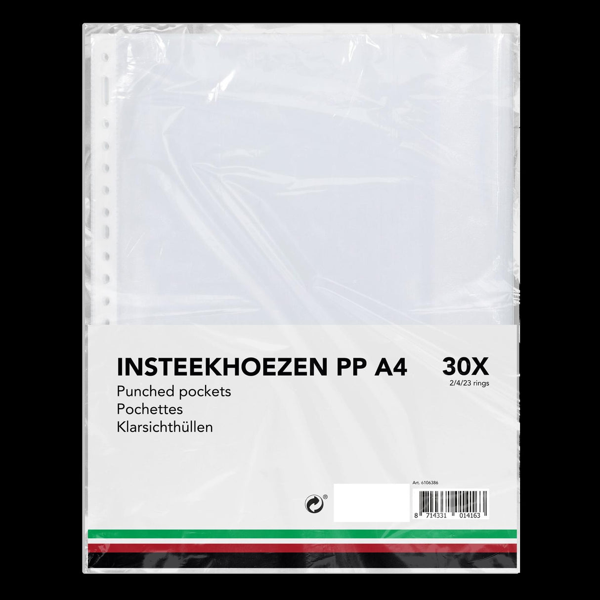 Einsteckhüllen A4, Packung à 30 Stück
