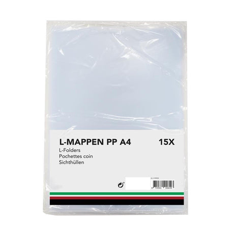 L-Ordner PP A4 Packung mit 15 Stück