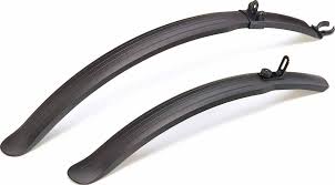 Sunnywheel 28 -Zoll -Plastikdruckdruckkotflügel Set Hybrid Black 45 mm
