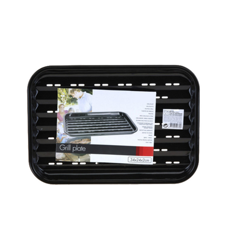 BBQ Grillplatte 34x24x2cm