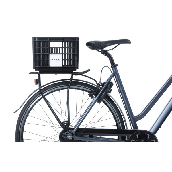 Basilikum fietslat S - klein - 17,5 Liter - schwarz