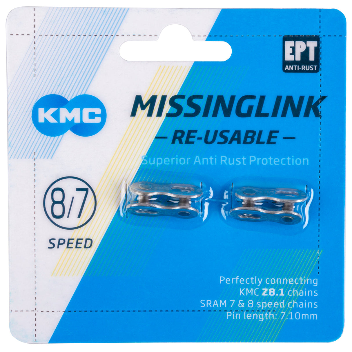 KMC Sliftschakel MissingLink 7 8r Ept Silver 7,10mm 7 8v (2)