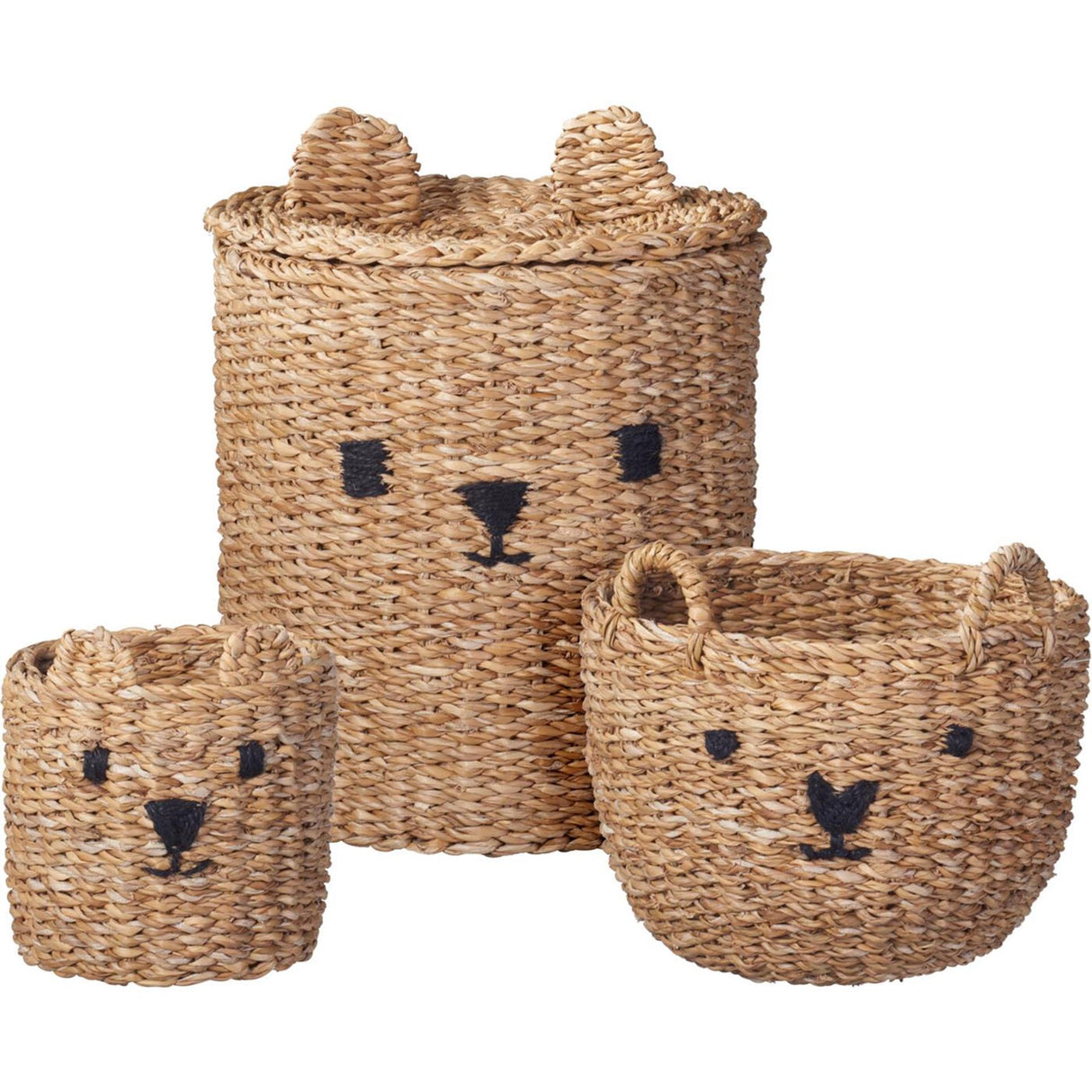 Home-Styling-Aufbewahrungskorb-Set 3-teilig