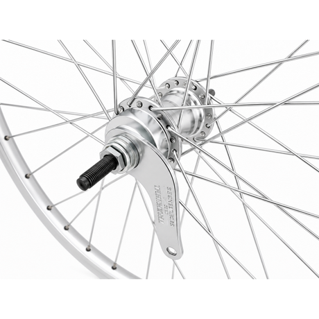 Achterwiel 28 x 1 4'' aluminium zac 2000 velg - favorit remnaaf - zilver