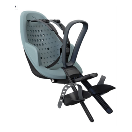 Thule yepp 2 mini - fietsstoeltje - voorzitje - mid blue