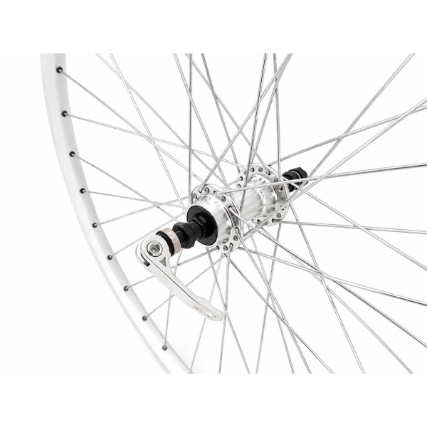 Achterwiel 28 x 1 1 4 inch zac2000 freewheel - zilver