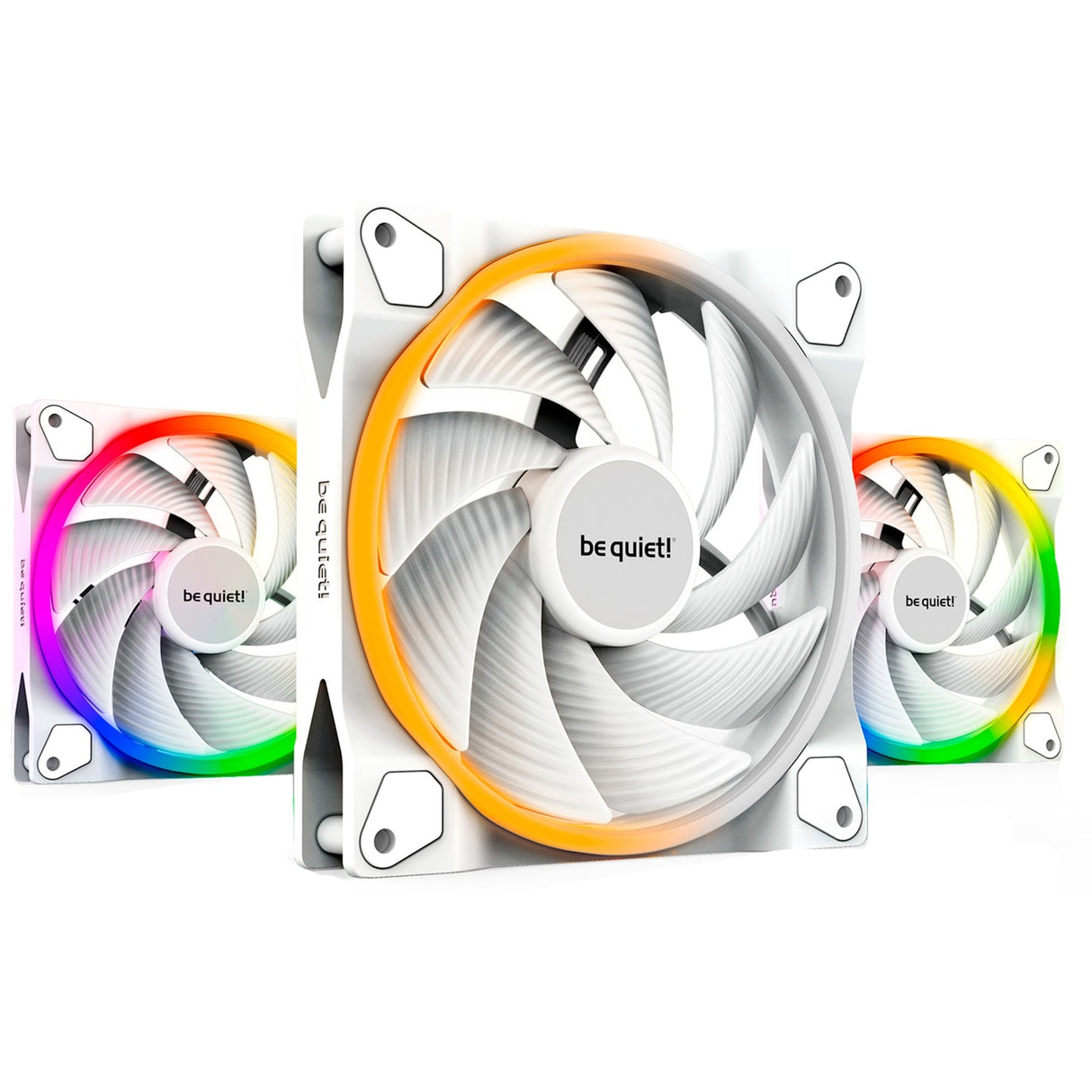 Ruhig sein! Hell weiß 140 mm PWM Triple Pack