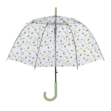 Esschert Design Regenschirm transparent mit Bienendruck ã˜83cm