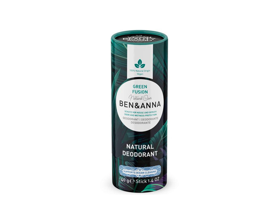 Ben Anna Deodorant in Papiertube – Green Fusion – 40 Gramm