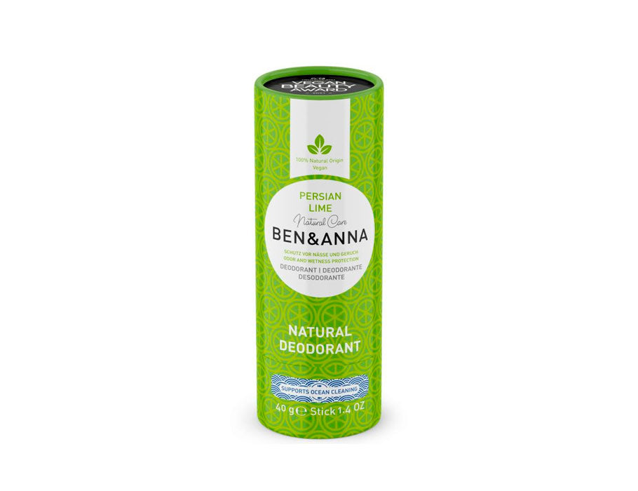 Ben Anna Deodorant in Papiertube – Persische Limette – 40 Gramm