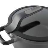 Berghoff gem sauteerpan afneembaar handvat met deksel stay cool grijs ø28cm