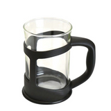 Berghoff studio koffie- theekopje zwart 300ml 2 stuks