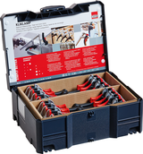 Bessey Click-Lampenklemmen im Systainer | 16 Stück - Klette