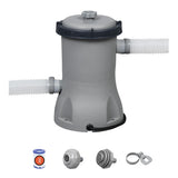 Bestway -Carprid -Filterpumpe 1,2 m³ U 12 V Grau