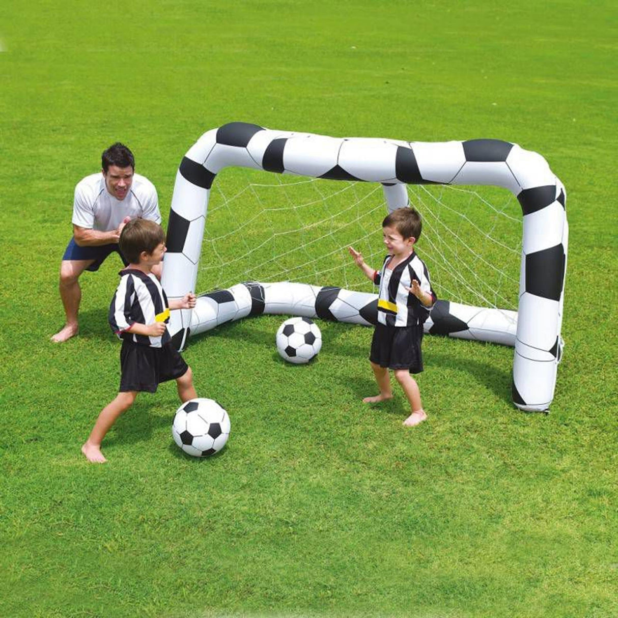 Bestway aufblasbares Fußballtor 213x117c