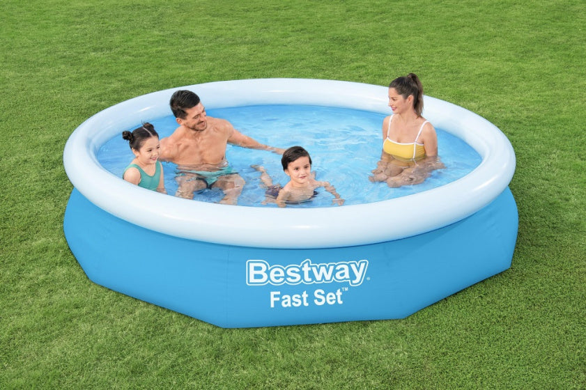 Bestway aufblasbares Pool-Schnellset mit Pumpe ca. 305-s
