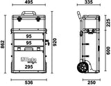 Beta c41h Trolley, zweiteilig grau - 041000010
