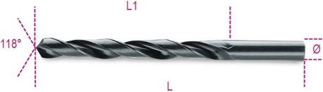 Beta spiraalboren, korte uitvoering hss gewalst 410 4,00 - 004100076