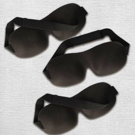 Badespaß Schlafmaske 3D Comfort schwarz