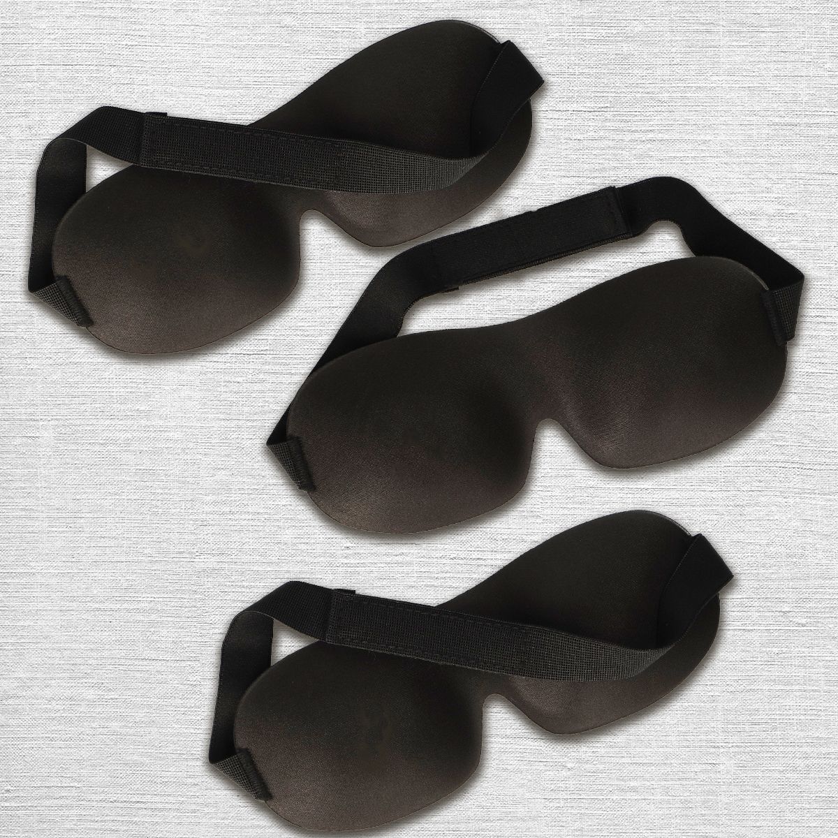 Badespaß Schlafmaske 3D Comfort schwarz