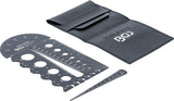BGS Technic Schraubensteigungslehre und Gewindeschablone