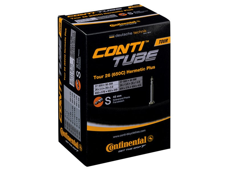 Continental Inner Tube FV SV 26 Hermetic plus 37 50-559 Tour