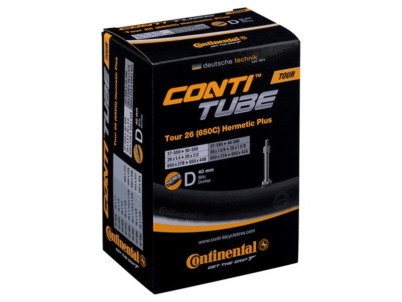 Continental Inner Tube HV DV 26 Hermetic Plus 37 50-559 Tour