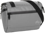 Fahrrad Carbon wasserabweisende Lenkertasche mit Schultergurt 5l grau