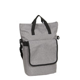 Bike Drops Shopper Fahrradtasche mit Schultergurt Nylon 12l grau